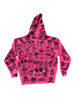 Load image into Gallery viewer, Skelly All Over Airbrush Hoodie