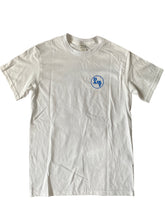 Load image into Gallery viewer, White/Blue Circle Logo Tee