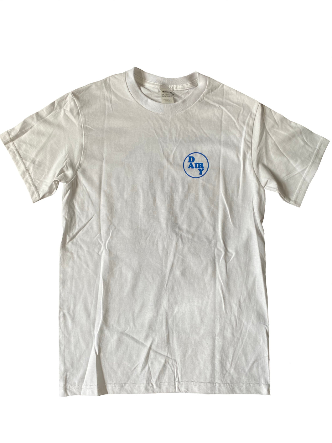 White/Blue Circle Logo Tee