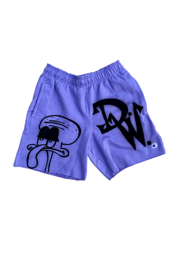 Squidward Airbrush Shorts