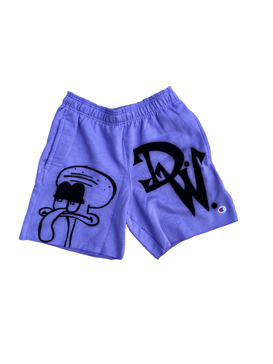 Squidward Airbrush Shorts