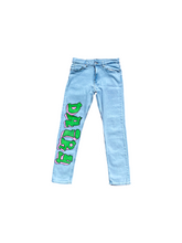 Load image into Gallery viewer, Painted Graffiti Jeans