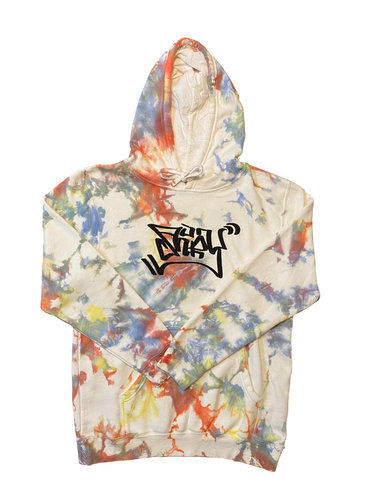 Primary Punch Graffiti Hoodie Medium